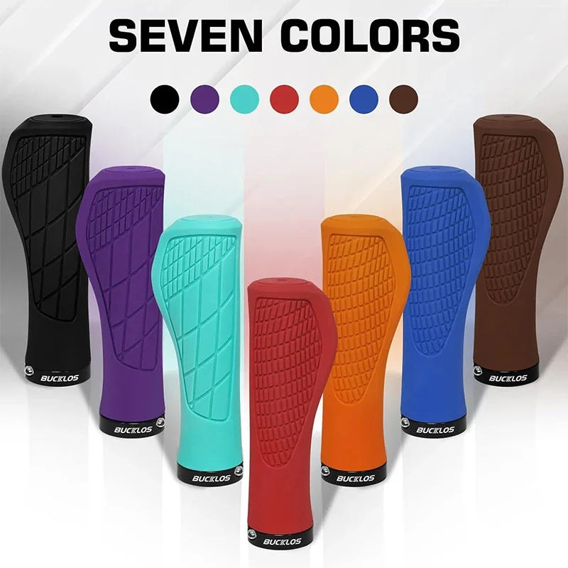 Mountain Bike Grips Ergonomic in Popping Colours