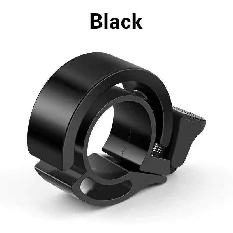 Bicycle Bell Sleek Handlebar Wraparound Design black