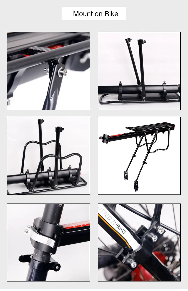 Bicycle Rack, for Bike Cargo, great with bicycle pannier bags