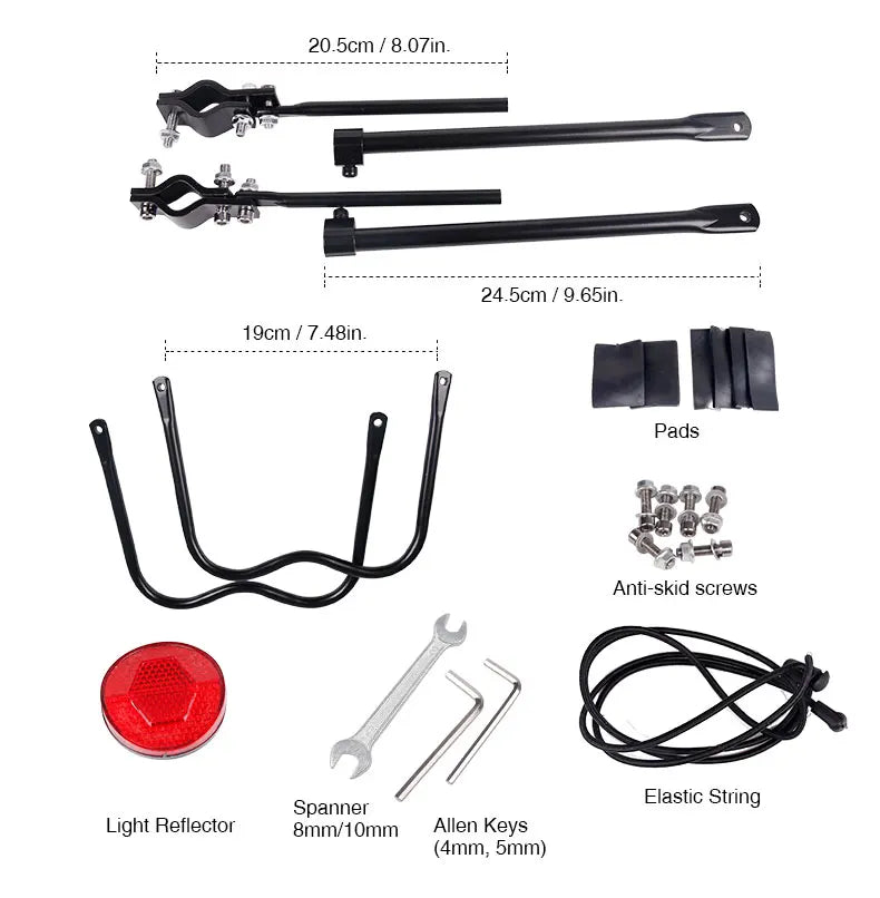 Bicycle Rack, for Bike Cargo, great with bicycle pannier bags