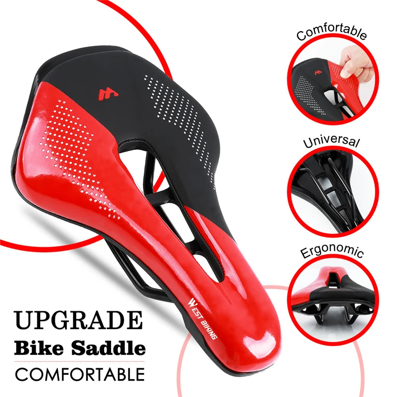 WEST BIKING Bicycle Comfortable Bike Seat
