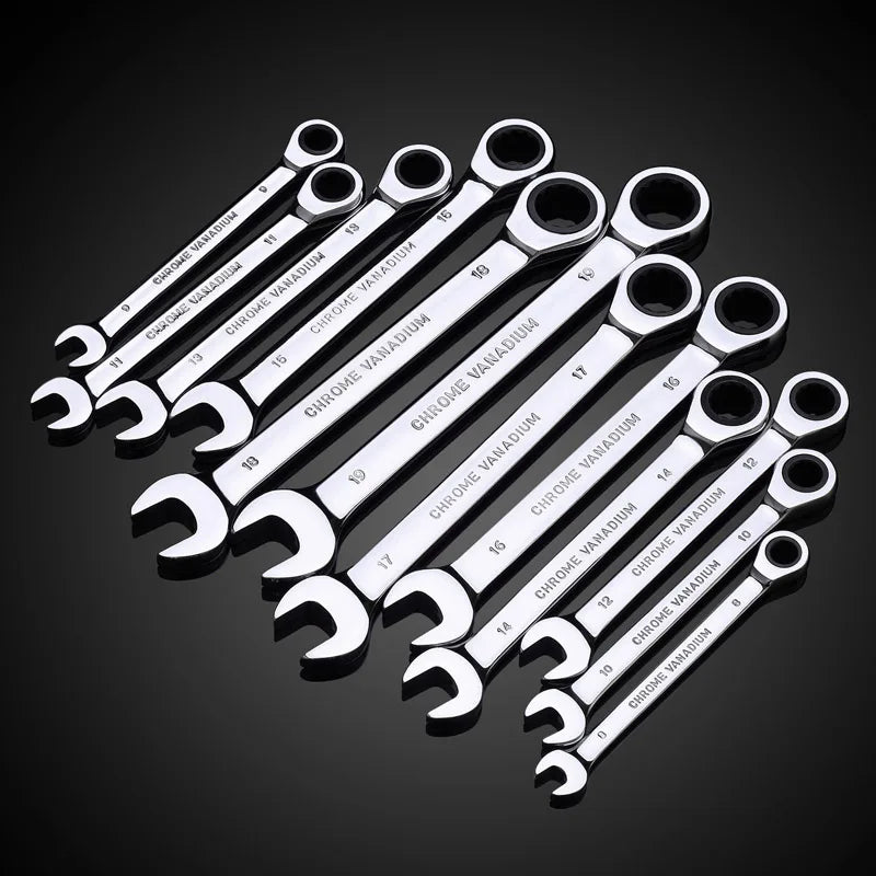 Bike Tools Ratchet Spanner Sets from 8 mm to 22 mm
