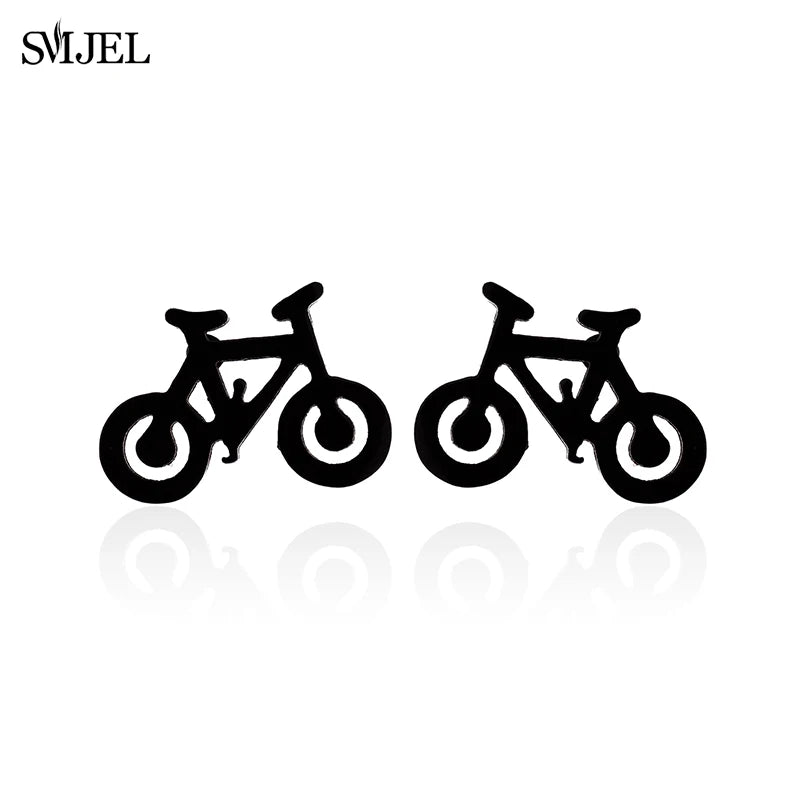 SMJEL Trendy Bike Fashion Fitness Sport Earrings