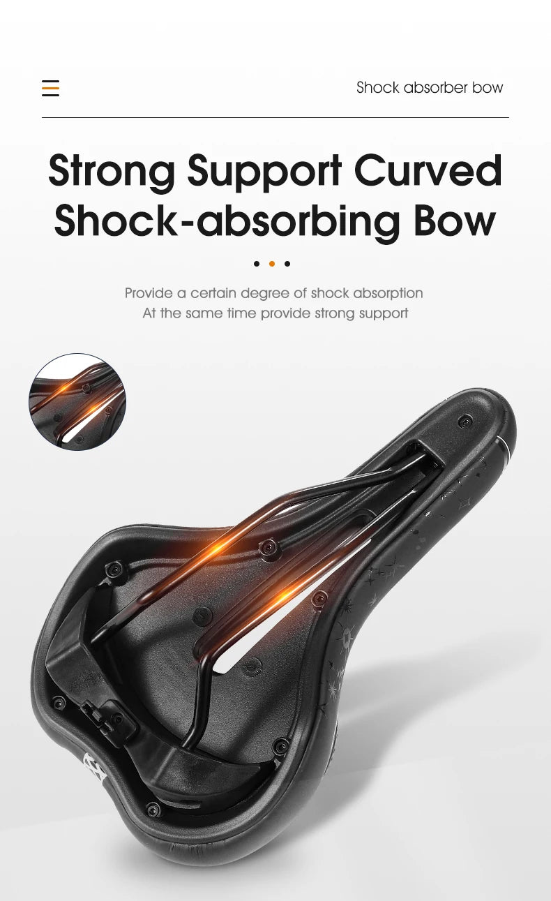WEST BIKING Gel Comfort Bicycle Saddle