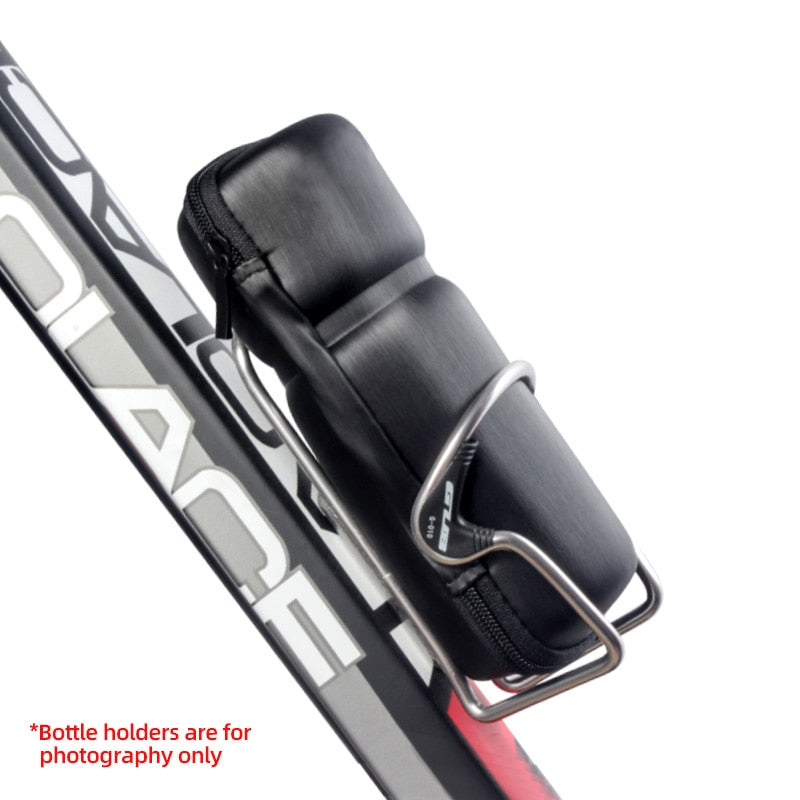 Bicycle Repair Tool Kit Fits in Portable Bag into Bottle Cage