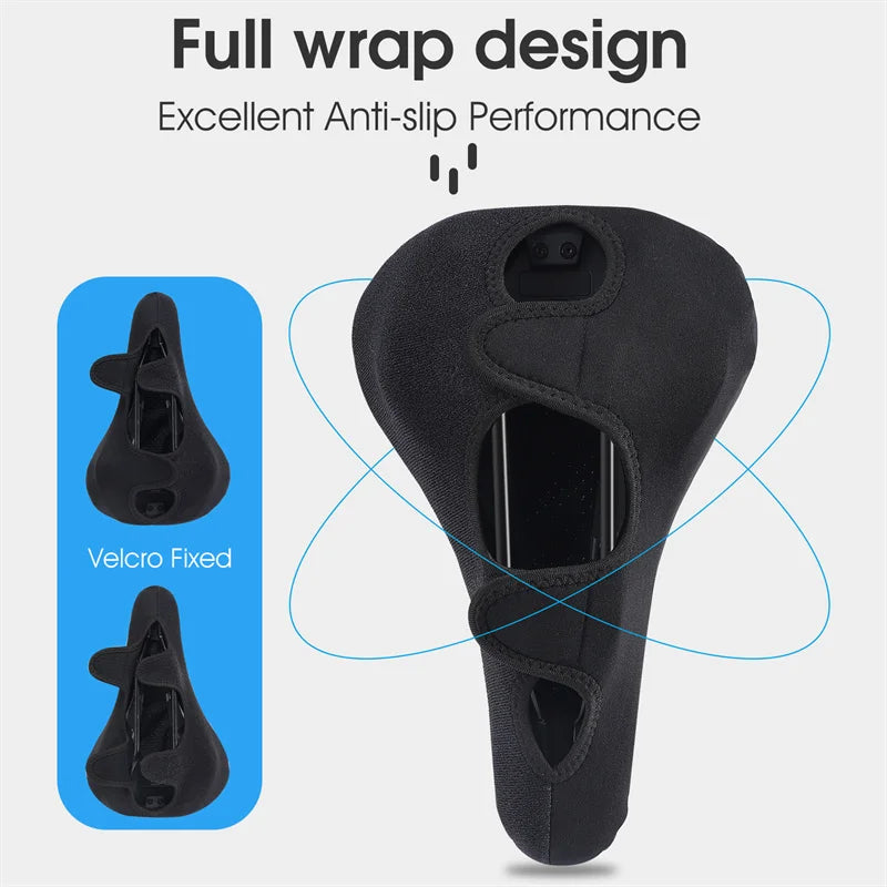 PU Leather Comfy GEL Silicone Cycling Seat Cover