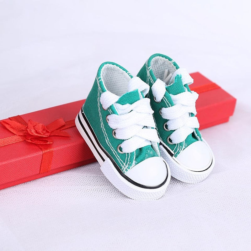 Bicycle Kick Stand Foot Protector : cute mini canvas shoe