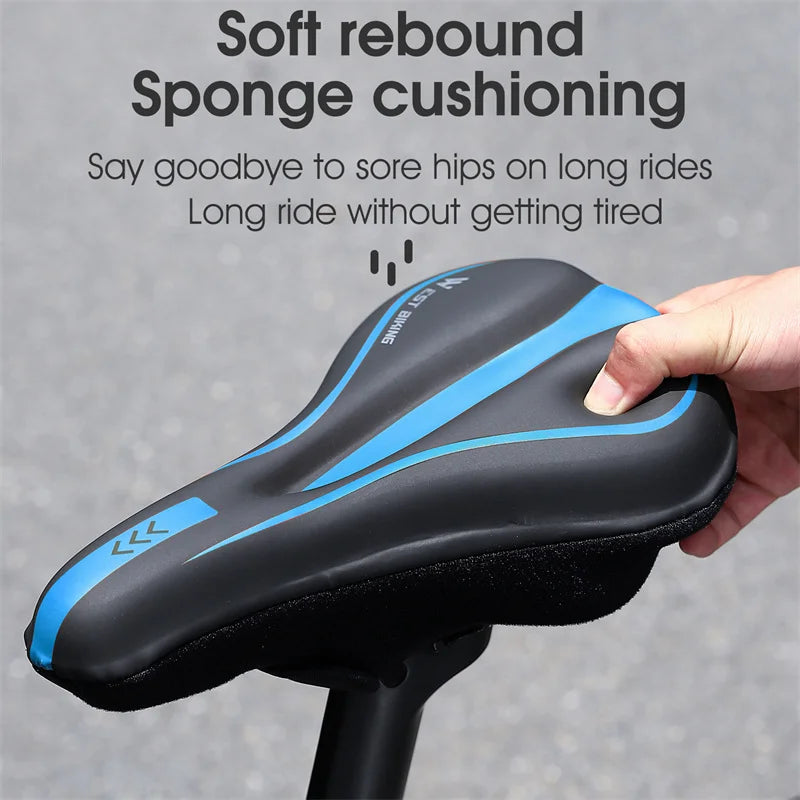 PU Leather Comfy GEL Silicone Cycling Seat Cover