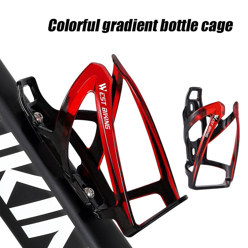 Bicycle Bottle Cage with Multicolor Gradient