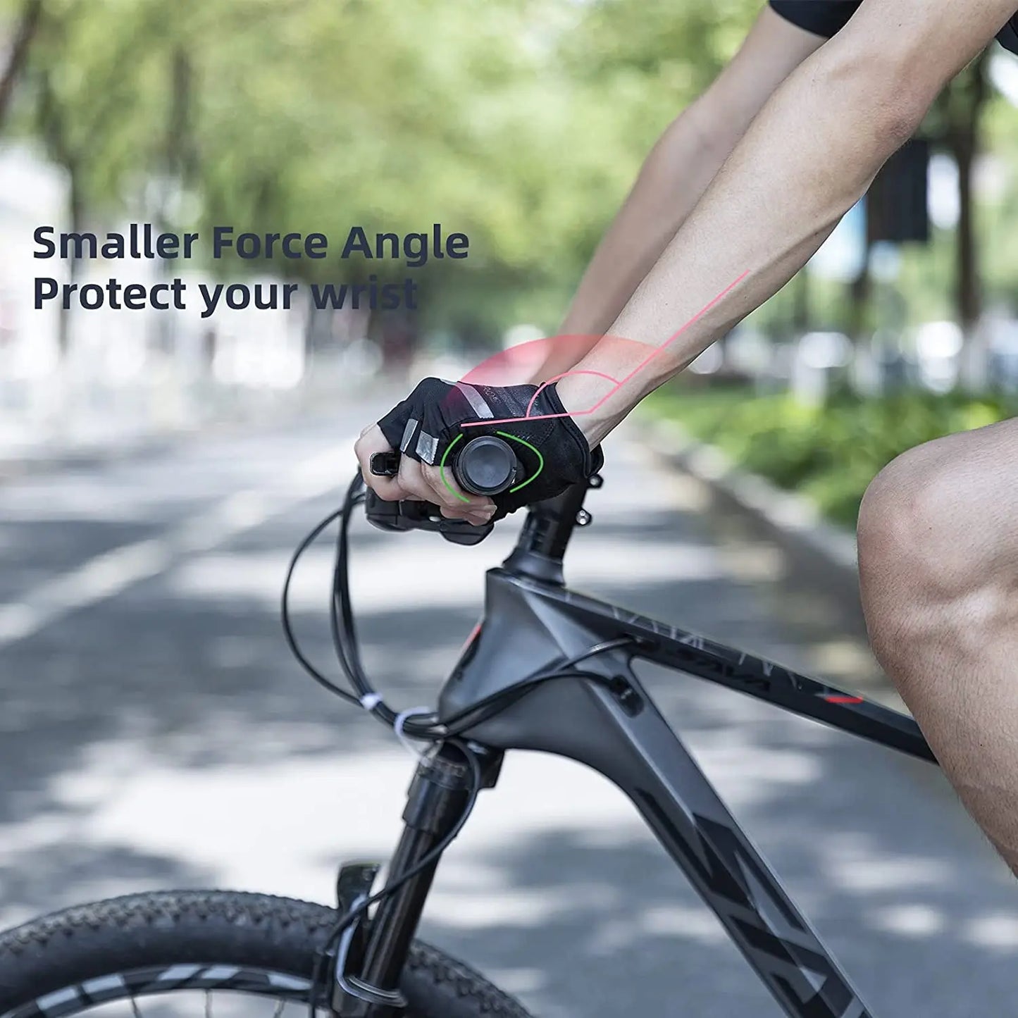 1 Pair groovy and comfy bike handlebar grips