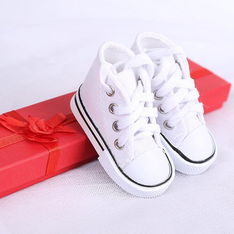 Bicycle Kick Stand Foot Protector : cute mini canvas shoe