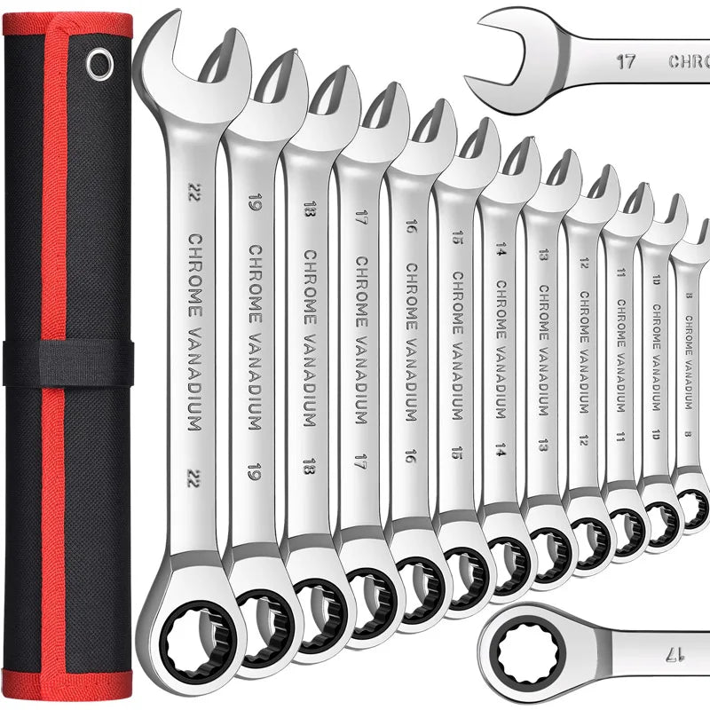 Bike Tools Ratchet Spanner Sets from 8 mm to 22 mm