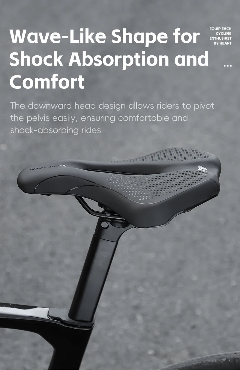 WEST BIKING Bicycle Comfortable Bike Seat