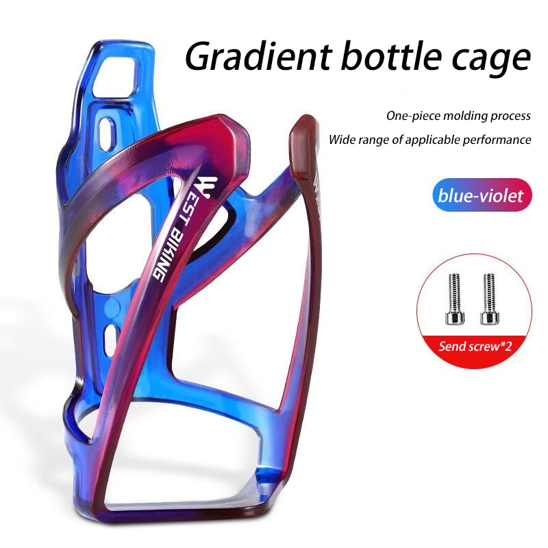 Bicycle Bottle Cage with Multicolor Gradient