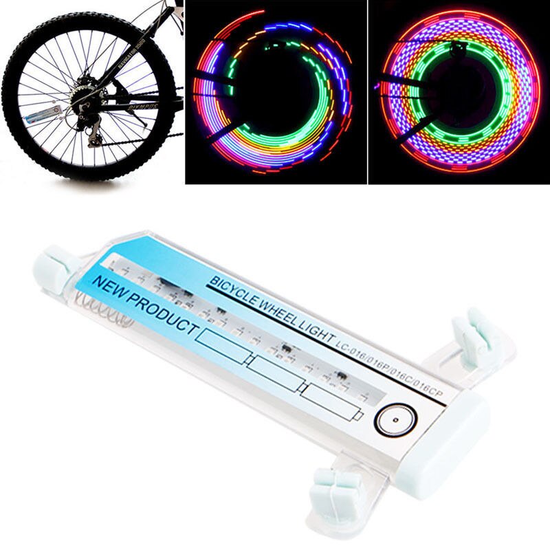 3D Bicycle Spoke LED Lights Be stylish safe and visible