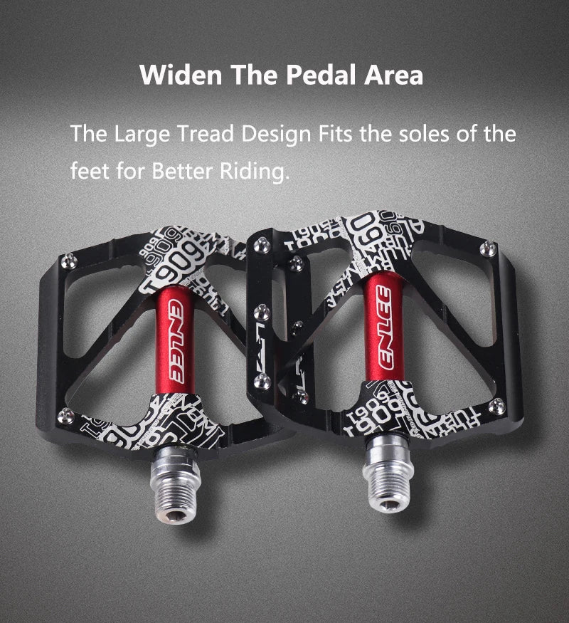 ENLEE Mountain bike, cruiser bikes, Non-Slip Bike Pedals 9/16"