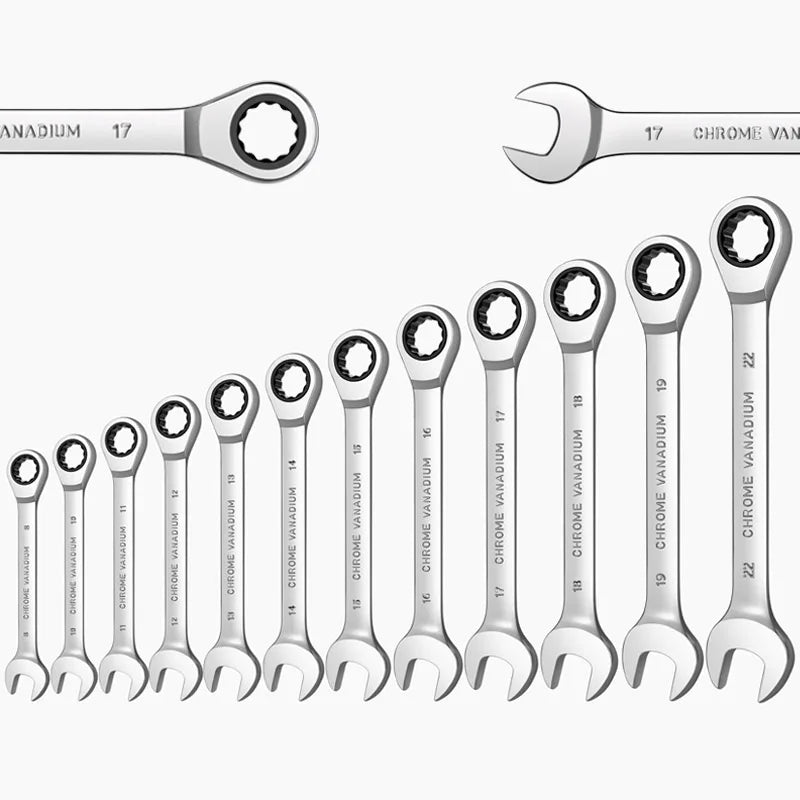 Bike Tools Ratchet Spanner Sets from 8 mm to 22 mm
