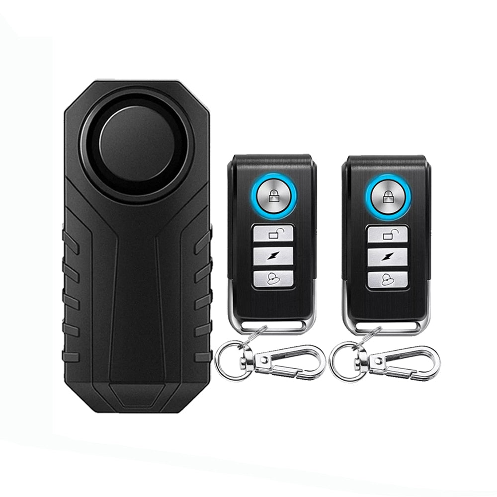 Waterproof Bicycle Anti-Theft Alarm with Wireless Remote Control