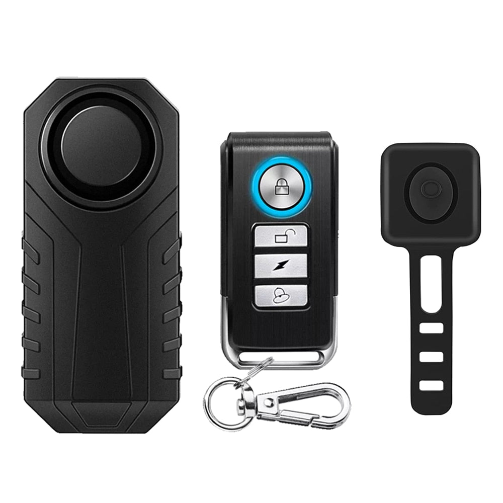 Waterproof Bicycle Anti-Theft Alarm with Wireless Remote Control