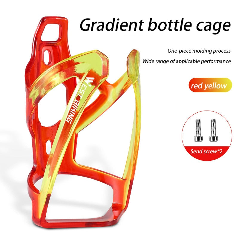 Bicycle Bottle Cage with Multicolor Gradient