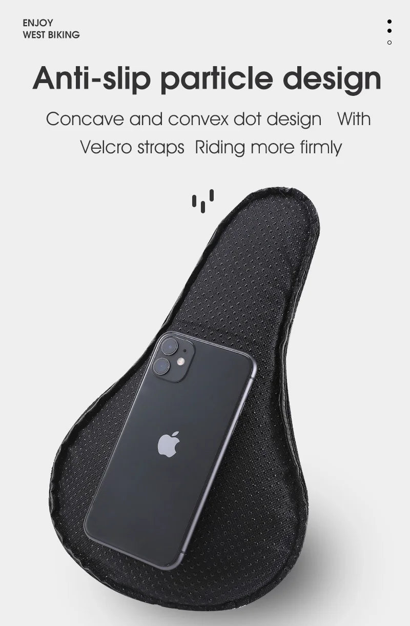 PU Leather Comfy GEL Silicone Cycling Seat Cover