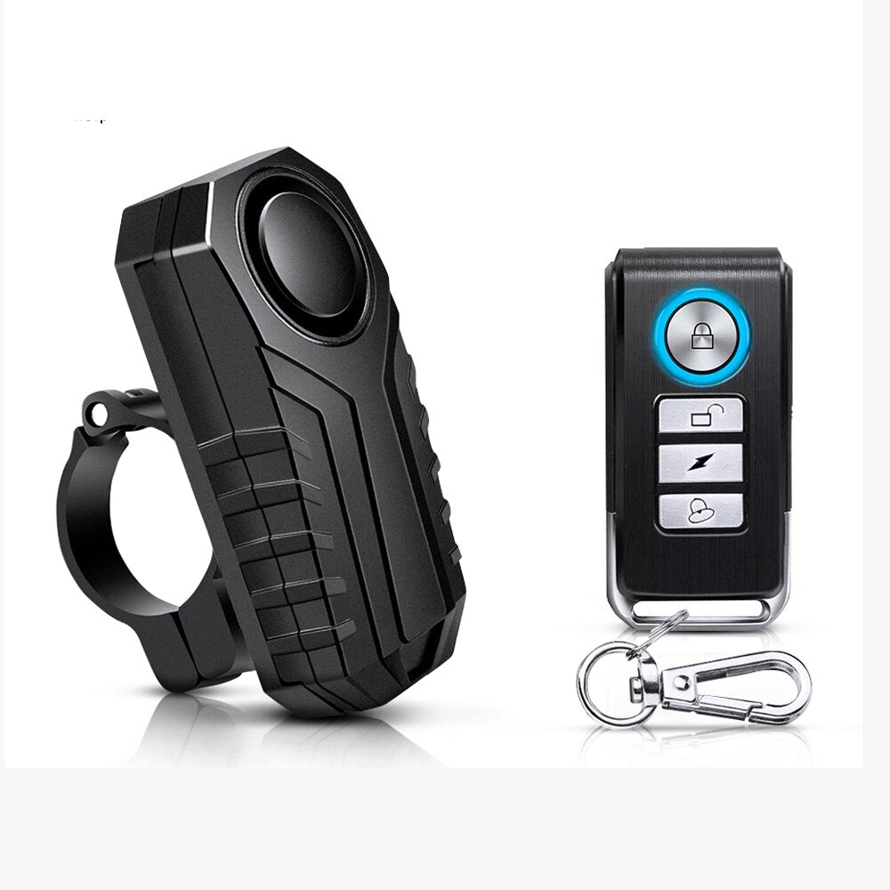 Waterproof Bicycle Anti-Theft Alarm with Wireless Remote Control