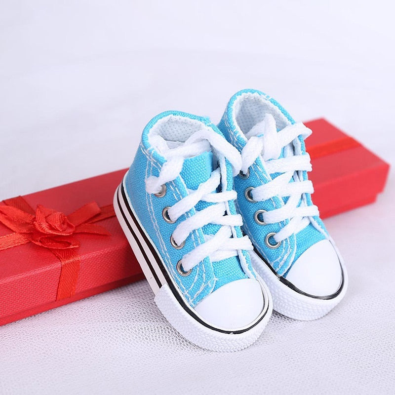 Bicycle Kick Stand Foot Protector : cute mini canvas shoe