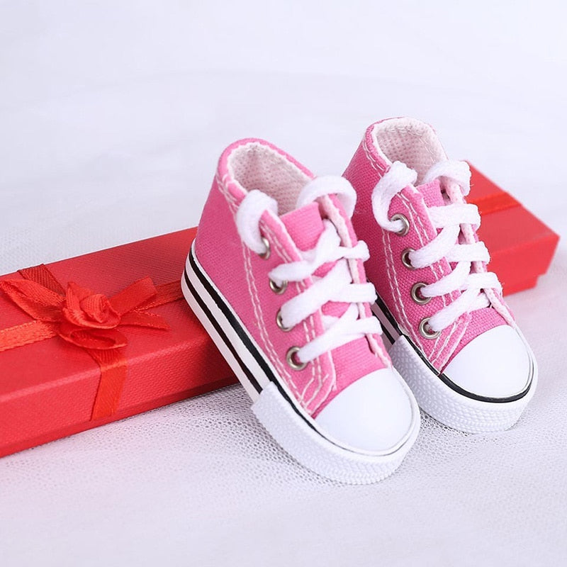 Bicycle Kick Stand Foot Protector : cute mini canvas shoe