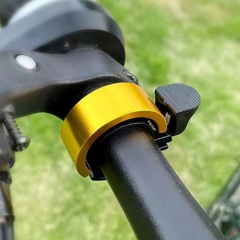 Bicycle Bell Sleek Handlebar Wraparound Design