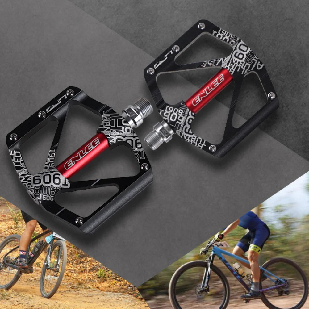 ENLEE Mountain bike, cruiser bikes, Non-Slip Bike Pedals 9/16"