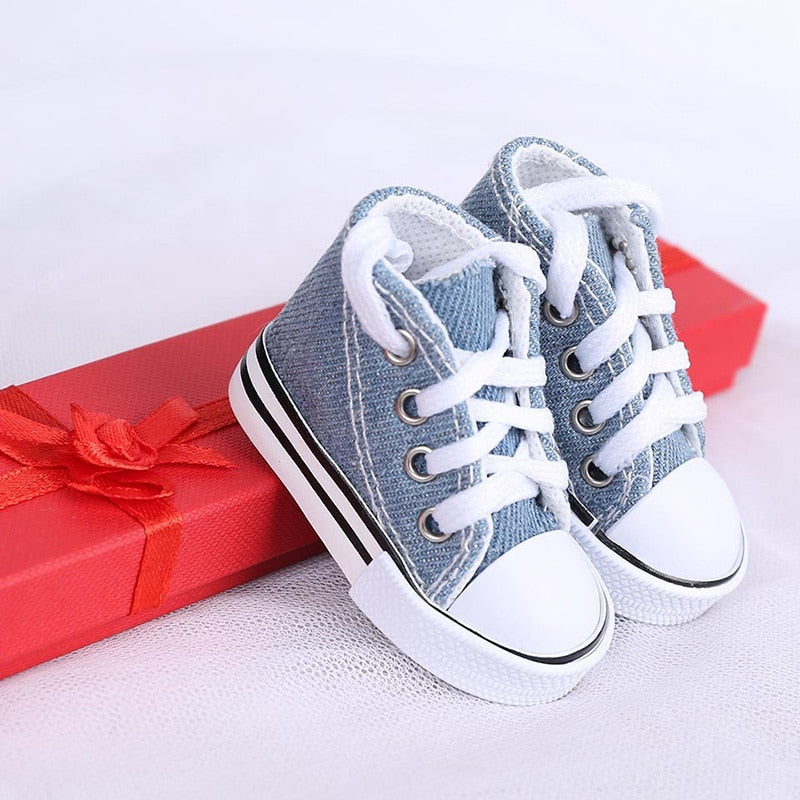 Bicycle Kick Stand Foot Protector : cute mini canvas shoe