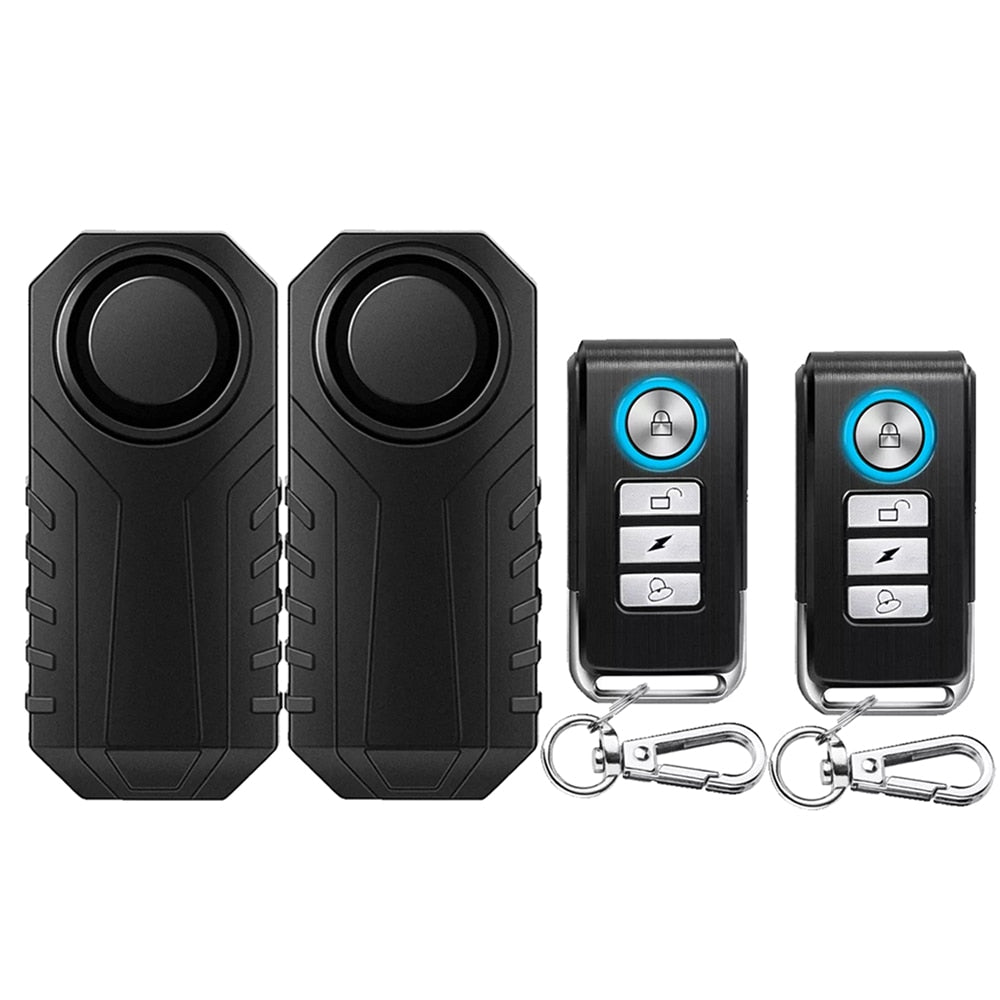 Waterproof Bicycle Anti-Theft Alarm with Wireless Remote Control
