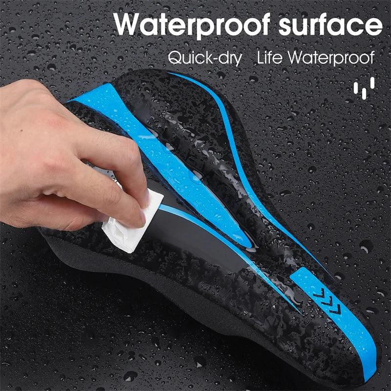 PU Leather Comfy GEL Silicone Cycling Seat Cover