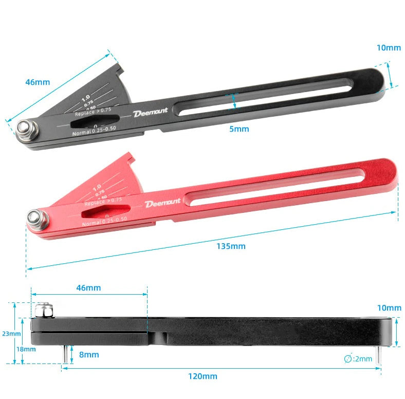 Bicycle Chain Wear Indicator Tool