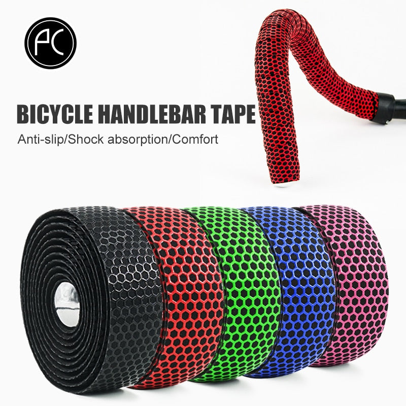 Road Bike Handlebar Tape Road Bike PU Leather, Perforated and Breathable
