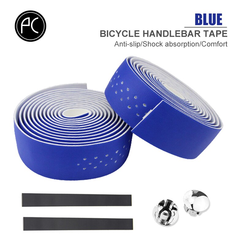 Road Bike Handlebar Tape Road Bike PU Leather, Perforated and Breathable