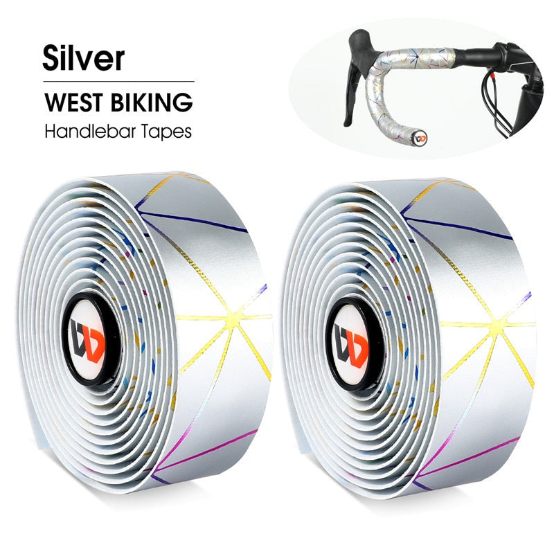WEST BIKING Designer Road Bike Handlebar Tape made from PU EVA Anti-slip material