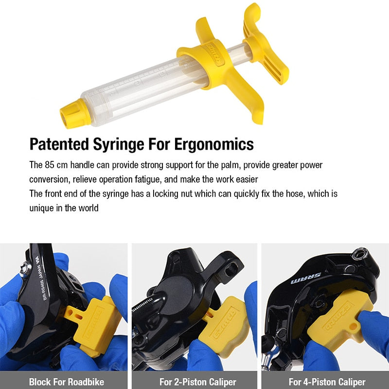 Bike Brakes Hydraulic Disc Brake Oil Bleed Kit For Shimano, and other