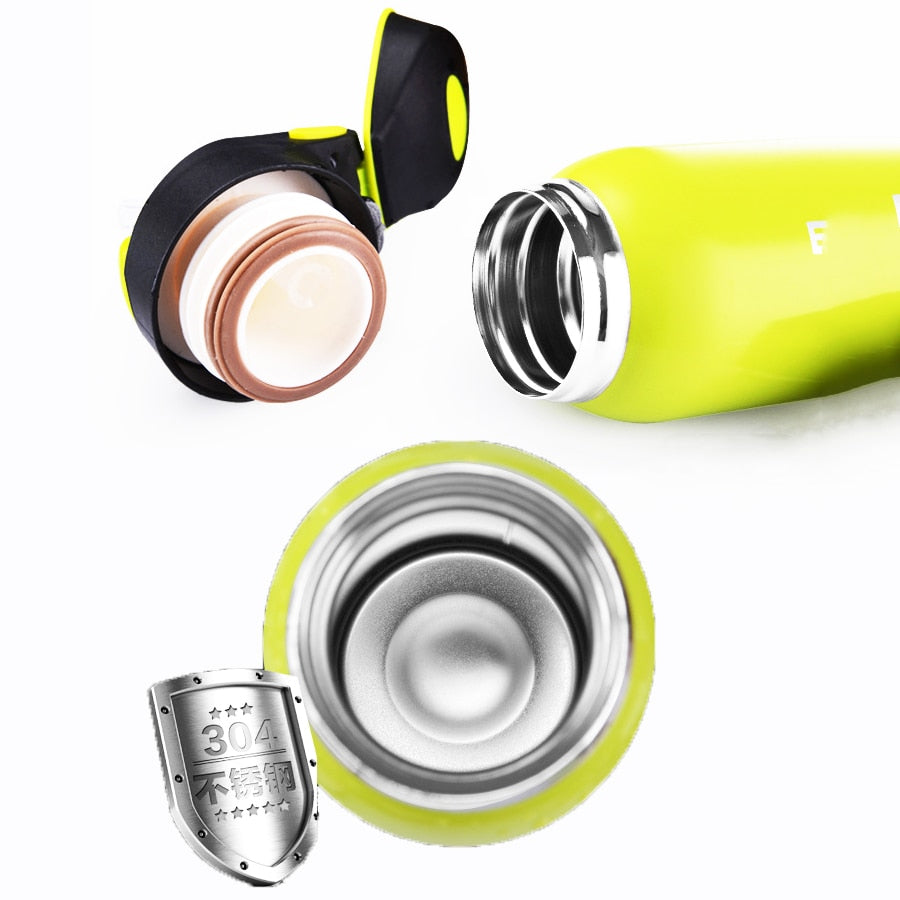 500ml Bicycle Insulated Double Walled Water Bottle Stainless Steel