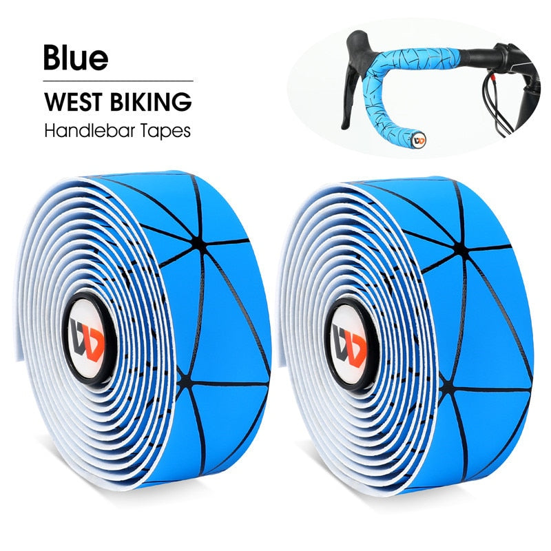 WEST BIKING Designer Road Bike Handlebar Tape made from PU EVA Anti-slip material