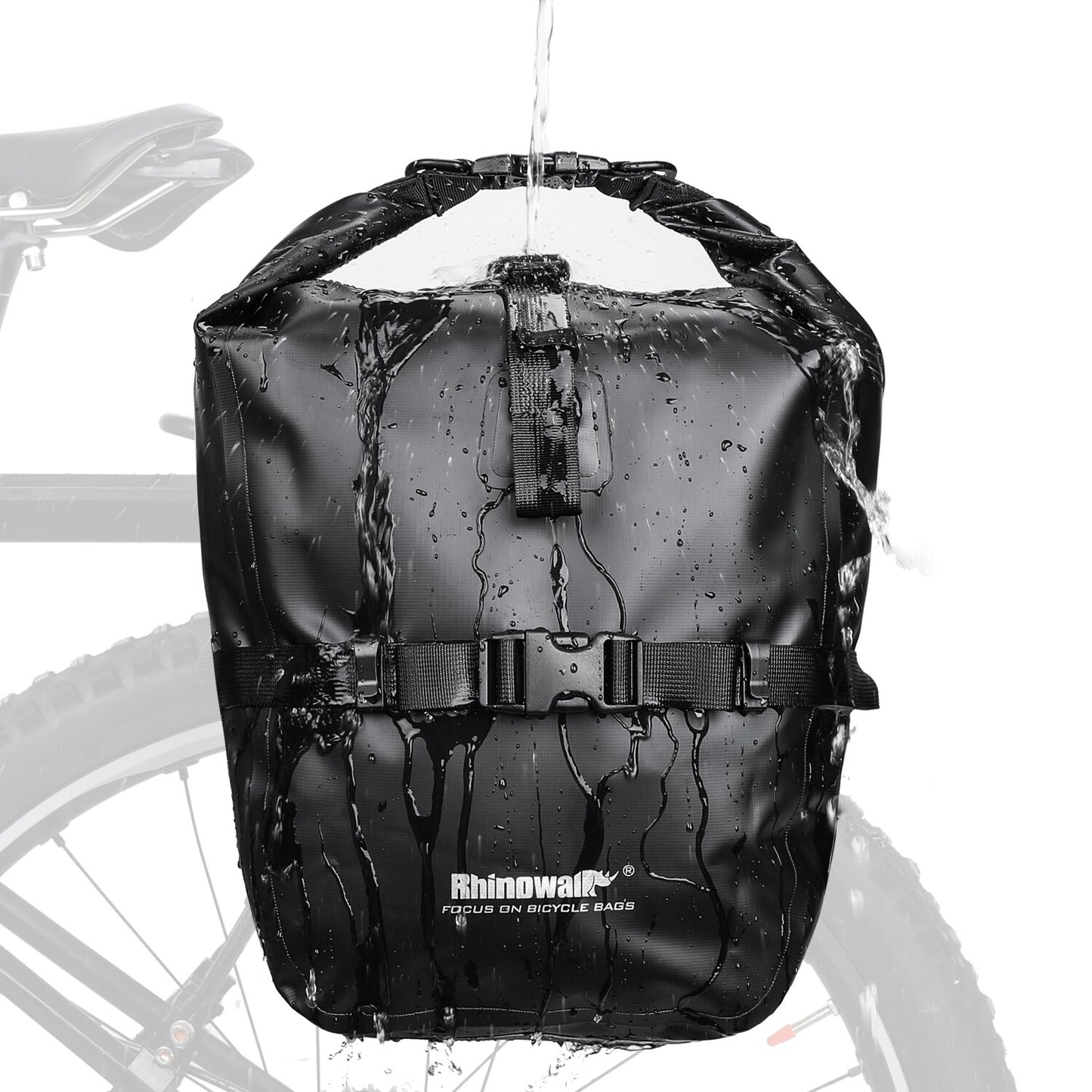 Rhinowalk 20L Waterproof Bicycle Pannier Bag