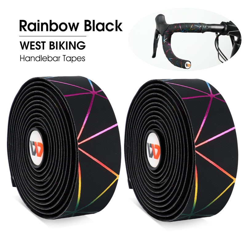 WEST BIKING Designer Road Bike Handlebar Tape made from PU EVA Anti-slip material
