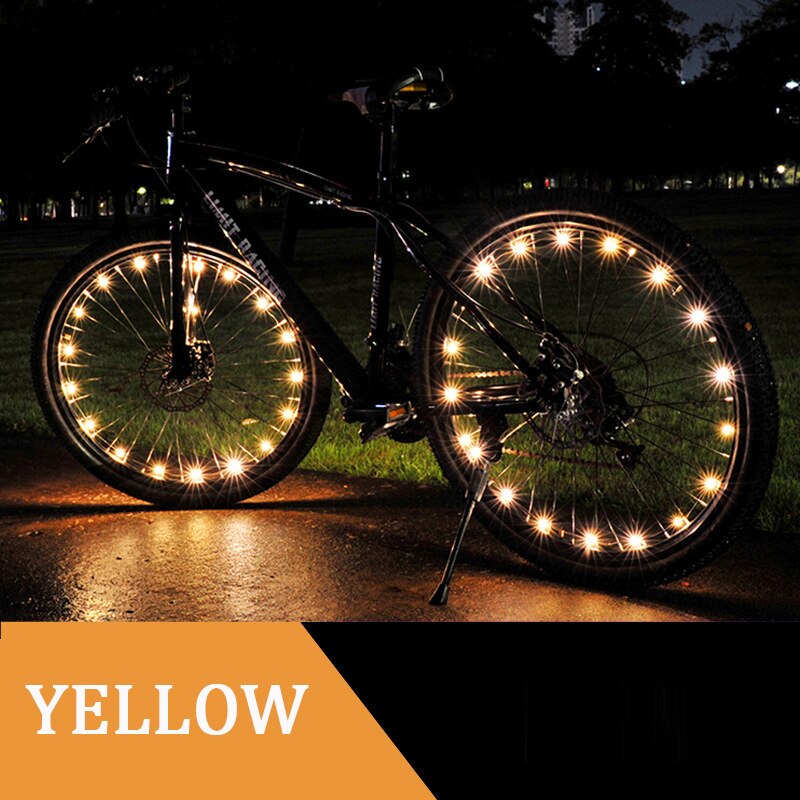 Rainproof LED Bicycle Wheel Lights Front and Rear Spoke Lights