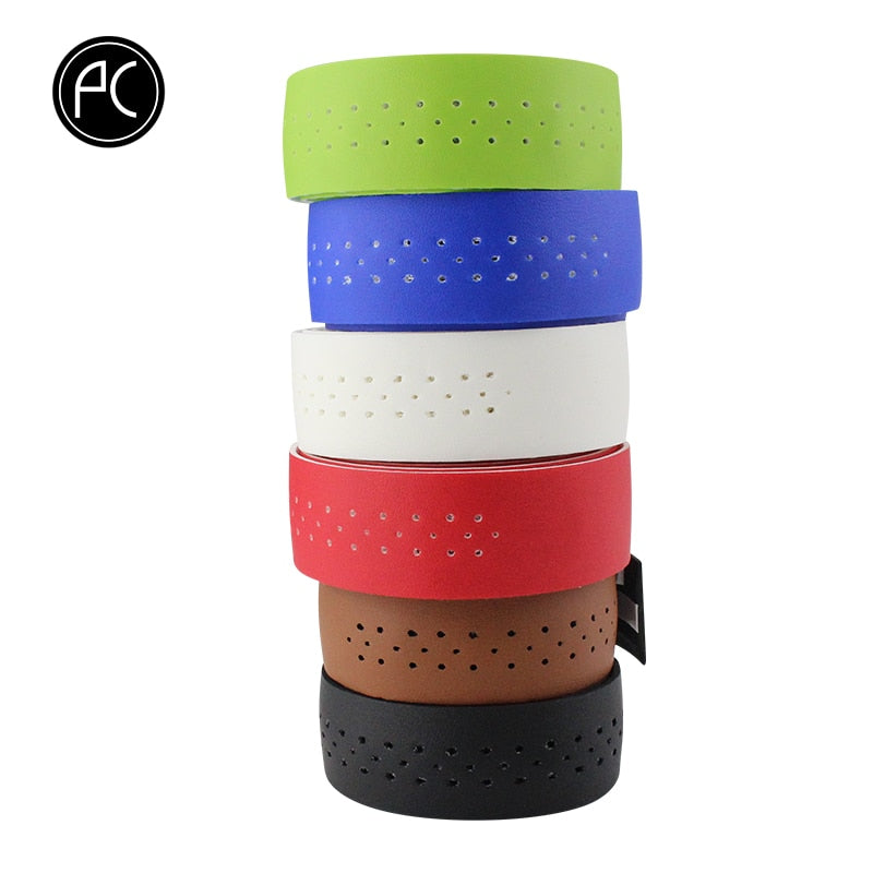 Road Bike Handlebar Tape Road Bike PU Leather, Perforated and Breathable