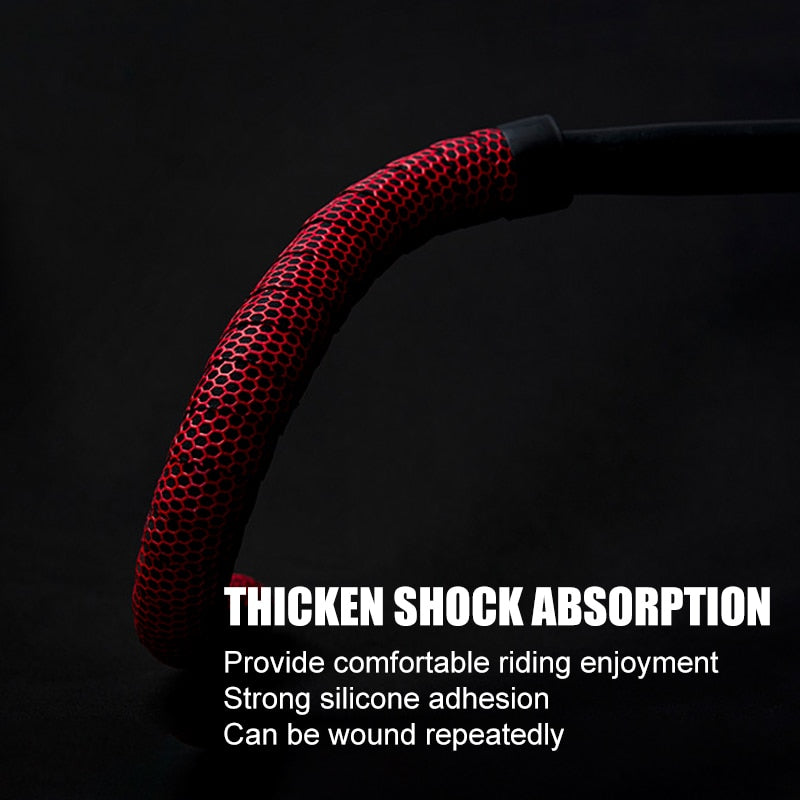 Road Bike Handlebar Tape Road Bike PU Leather, Perforated and Breathable