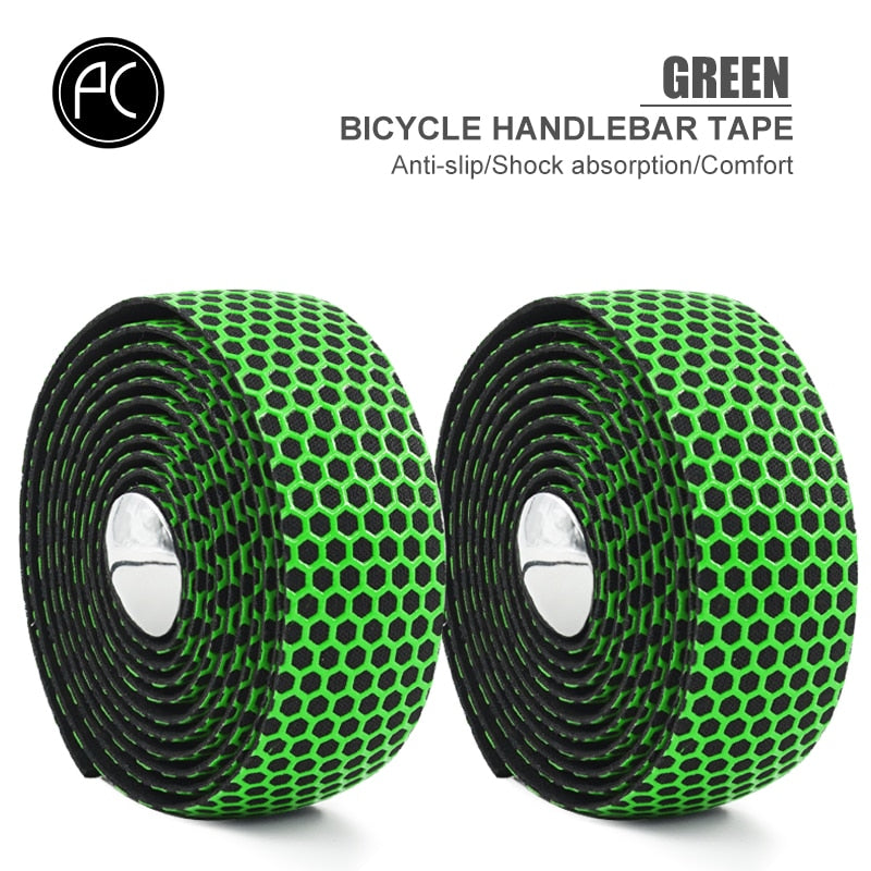 Road Bike Handlebar Tape Road Bike PU Leather, Perforated and Breathable