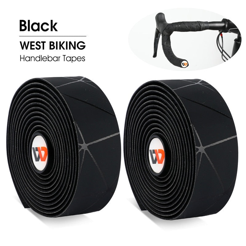 WEST BIKING Designer Road Bike Handlebar Tape made from PU EVA Anti-slip material