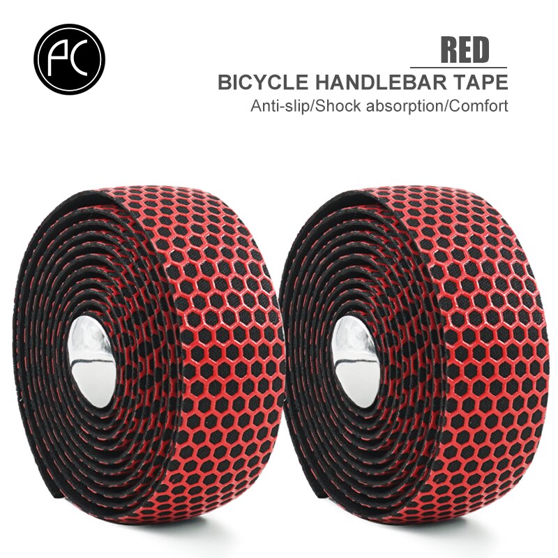 Road Bike Handlebar Tape Road Bike PU Leather, Perforated and Breathable