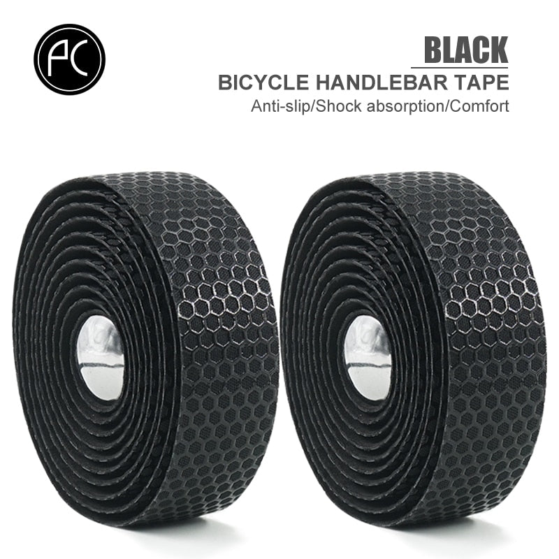 Road Bike Handlebar Tape Road Bike PU Leather, Perforated and Breathable