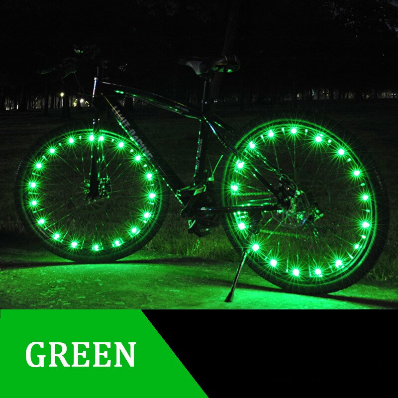 Rainproof LED Bicycle Wheel Lights Front and Rear Spoke Lights